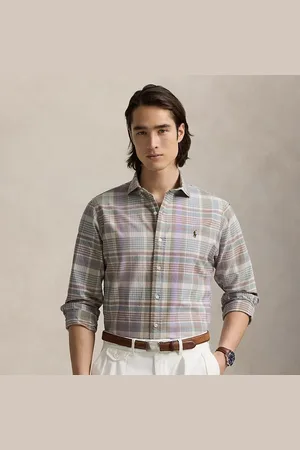 Ralph Lauren Camicia Oxford tattersall Custom-Fit