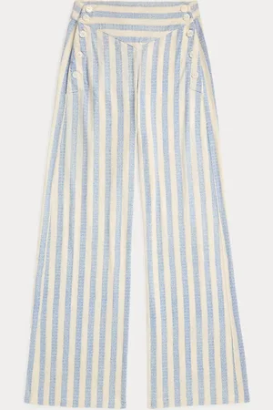 Ralph Lauren Pantaloni in jersey di lino e cotone