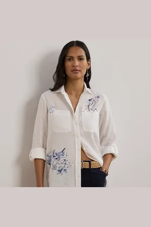 Ralph Lauren Petite - Camicia stampata Relaxed-Fit