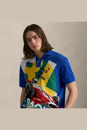 Ralph Lauren Polo in piqué con grafica Classic-Fit