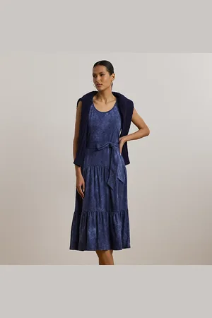 Ralph Lauren Abito in jersey irregolare a balze