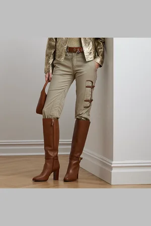 Ralph Lauren Pantaloni jodhpur in misto cotone