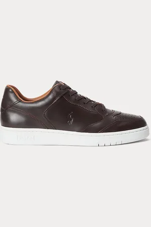 Ralph Lauren Sneaker Court in pelle