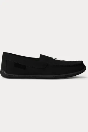 Ralph Lauren Pantofole Brenan in camoscio