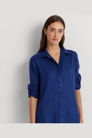 Ralph Lauren Camicia in lino con maniche arrotolabili