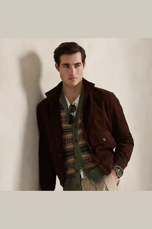 Ralph Lauren Cardigan Fair Isle in misto cotone
