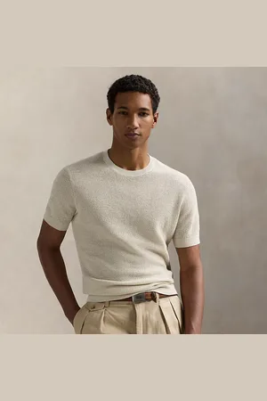 Ralph Lauren Maglia in lino effetto texture