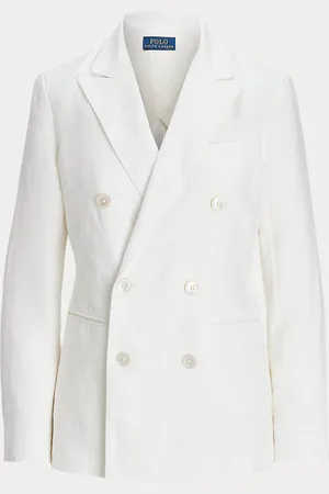 Ralph Lauren Blazer in lino a doppio petto