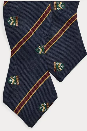 Ralph Lauren Papillon Club in twill di seta a righe