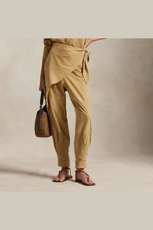 Ralph Lauren Pantaloni a portafoglio in camoscio
