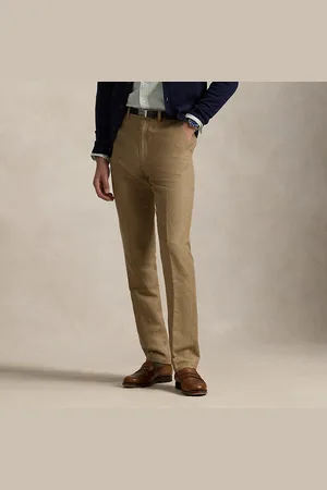 Ralph Lauren Pantaloni pied-de-poule Straight-Fit