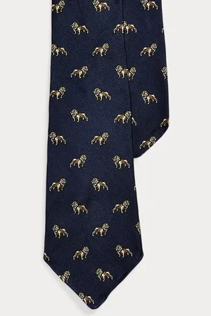 Ralph Lauren Cravatta stile vintage in twill di seta