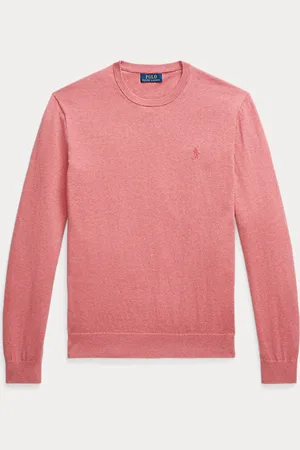 Ralph Lauren Maglia girocollo in cotone e cashmere