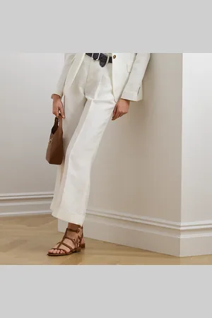 Ralph Lauren Pantaloni in twill di misto lino