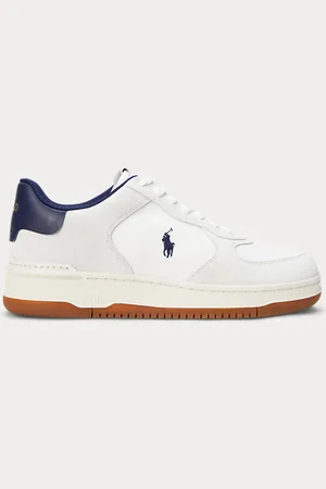 Ralph Lauren Sneaker Masters Court in camoscio