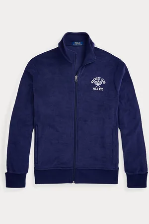 Ralph Lauren Giacca sportiva in spugna ricamata