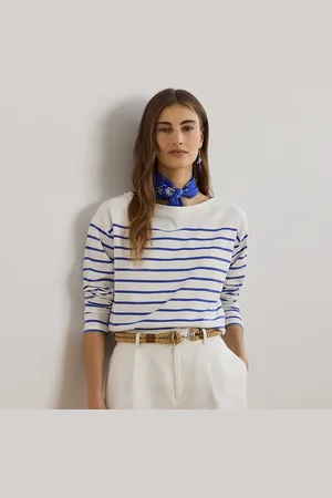 Ralph Lauren Maglietta a righe con scollo a barchetta