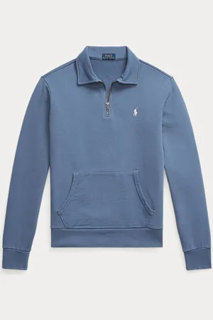 Ralph Lauren Felpa in cotone loopback con cerniera
