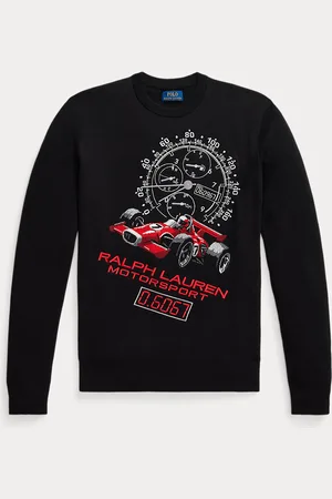 Ralph Lauren Maglia in cotone con auto da corsa
