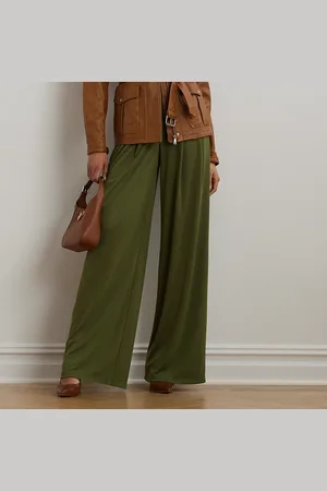 Ralph Lauren Pantaloni a gamba larga con pieghe