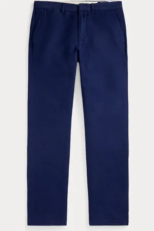 Ralph Lauren Pantaloni pied-de-poule Straight-Fit