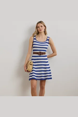 Ralph Lauren Abito in maglia pointelle a righe