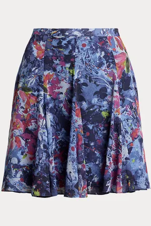 Ralph Lauren Minigonna in georgette con stampa