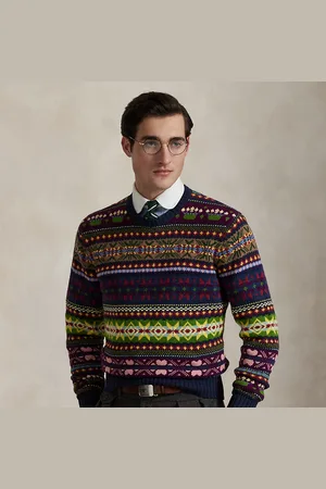 Ralph Lauren Maglia Fair Isle in misto cotone