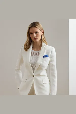 Ralph Lauren Blazer in twill di misto lino