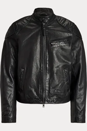 Ralph Lauren Giacca café racer in pelle