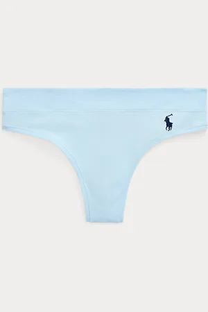 Ralph Lauren Perizoma a vita media in cotone stretch