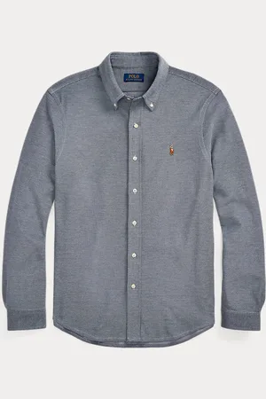 Ralph Lauren Camicia Oxford in maglia