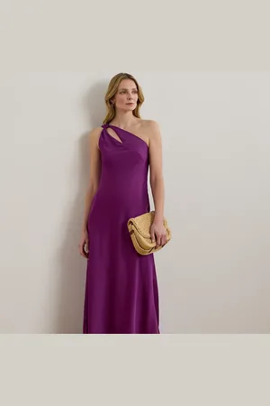 Ralph Lauren Abito monospalla in charmeuse