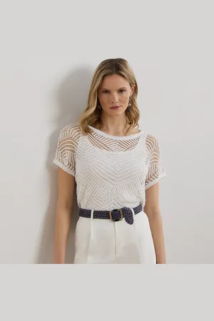 Ralph Lauren Maglia in rete con motivo geometrico