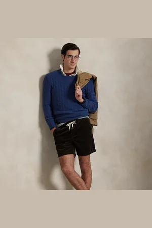 Ralph Lauren Short Prepster Polo in velluto a coste