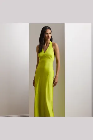 Ralph Lauren Abito halter in leggerissimo charmeuse