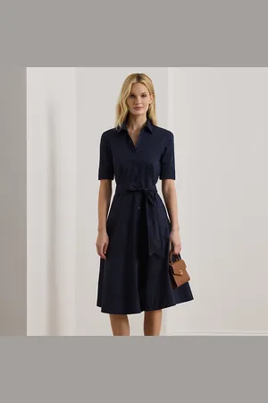 Ralph Lauren Chemisier in misto cotone con cintura