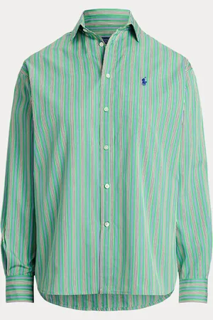 Ralph Lauren Camicia in cotone a righe Relaxed-Fit