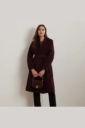 Ralph Lauren Cappotto a vestaglia in misto lana