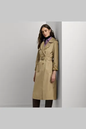 Ralph Lauren Trench a doppio petto con cintura