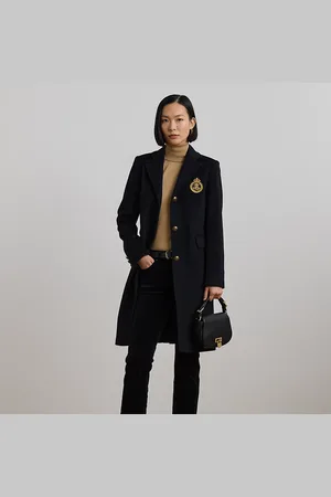 Ralph Lauren Cappotto in misto lana con stemma