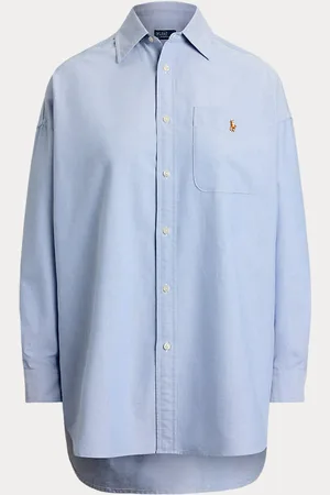 Ralph Lauren Camicia in Oxford di cotone Big-Fit