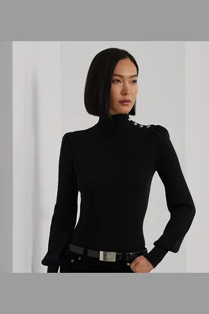 Ralph Lauren Maglia con collo a lupetto e bottoni