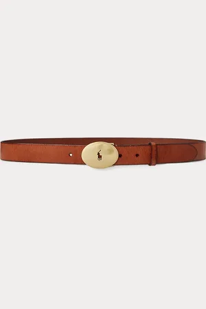 Ralph Lauren Cintura Polo ID vacchetta e fibbia ovale