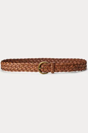 Ralph Lauren Cintura in vitello intrecciata