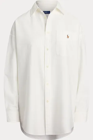 Ralph Lauren Camicia in Oxford di cotone Big-Fit