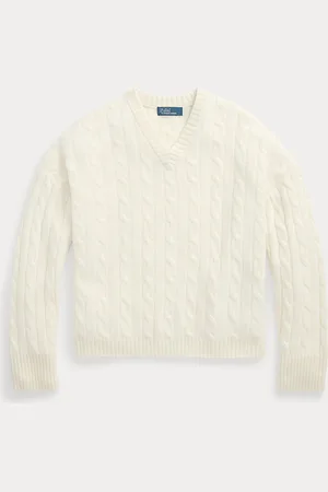 Ralph Lauren Maglia in cashmere lavorato a trecce