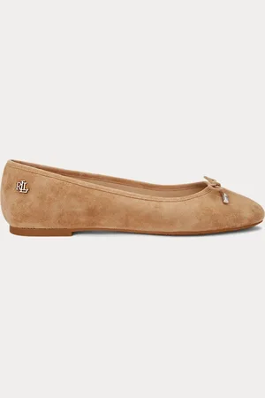 Ralph Lauren Ballerine Jayna in camoscio