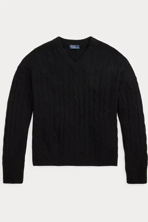 Ralph Lauren Maglia in cashmere lavorato a trecce