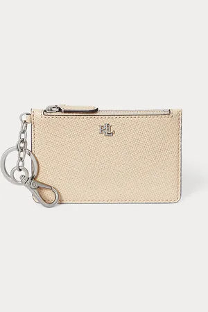 Ralph Lauren Portacarte in pelle effetto texture